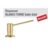 Blanco TORRE Dispenser Satin Gold 1526700