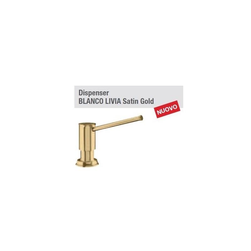 Blanco LIVIA Dispenser sapone Satin Gold 1526698