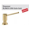 Blanco LIVIA Dispenser sapone Satin Gold 1526698