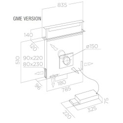 Elica PANDORA GME BL/A/90 - PRF0120981   