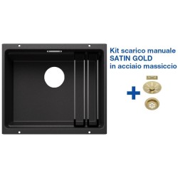 Blanco ETAGON 500-U Antracite con Set Satin Gold - 3522227