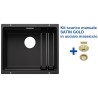 Blanco ETAGON 500-U Antracite con Set Satin Gold - 3522227