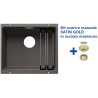 Blanco ETAGON 500-U Grigio Vulcano + Set Satin Gold 3527258