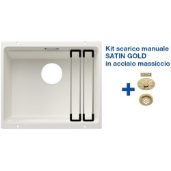 Blanco ETAGON 500-U Bianco + Set Satin Gold 3522231
