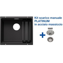 Blanco ETAGON 500-U Antracite + Set Platinum 5522227