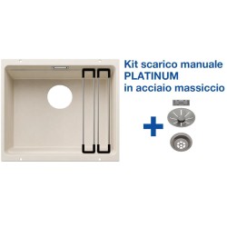 Blanco ETAGON 500-U Soft White + Set Platinum 5527075