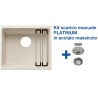Blanco ETAGON 500-U Soft White + Set Platinum 5527075
