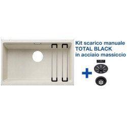 Blanco ETAGON 700-U Soft White + Set Total Black - 2527078
