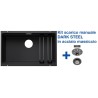 Blanco ETAGON 700-U Nero + Set Dark Steel - 4525891