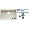 Blanco ETAGON 700-U Soft White + Set Dark Steel 4527078