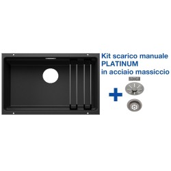 Blanco ETAGON 700-U Antracite + Set Platinum 5525167