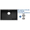 Blanco ETAGON 700-U Antracite + Set Platinum 5525167