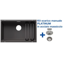 Blanco ETAGON 700-U Grigio Roccia + Set Platinum 5525168