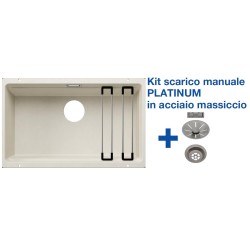 Blanco ETAGON 700-U Soft White + Set Platinum 5527078