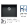 Blanco CLARON 500-IF Dark Steel con Set Stainless Steel 1527836