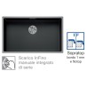 Blanco CLARON 700-IF Dark Steel con Set Stainless Steel 1527837