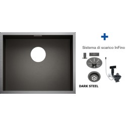 Blanco ZEROX 500-U Dark Steel + Set Dark Steel 4526243