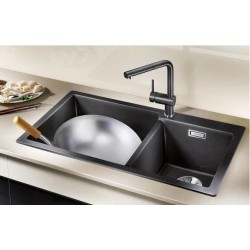 Blanco PLEON 9 Vasca Grande sinistra Antracite 1527637 con Set Stainless Steel