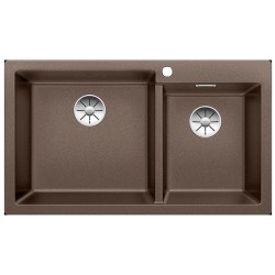 Blanco PLEON 9 Vasca Grande sinistra  Caffè 1527643  con Set Stainless Steel