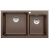 Blanco PLEON 9 Vasca Grande sinistra  Caffè 1527643  con Set Stainless Steel