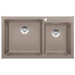 Blanco PLEON 9 Vasca Grande sinistra  Tartufo 1527642 con Set Stainless Steel
