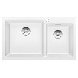 Blanco PLEON 9 Vasca Grande sinistra  Bianco 1527640 con Set Stainless Steel